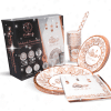 Pack vaisselle 60 Pièces aid moubarak - image principale - rose gold par mubarak decoration