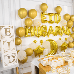 Décoration aid mubarak - OR GOLD- idée décoration style OR Gold EID MUBARAK