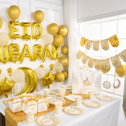 Décoration eid mubarak - Rose GOLD- idée décoration style OR Gold EID MUBARAK par mubarak decoration