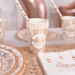 gobelet EID MUBARAK - rose gold - COllection 2023 par mubarak decoration
