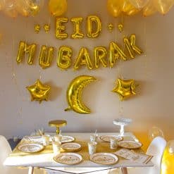 Décoration aid mubarak - OR GOLD- idée décoration style OR Gold EID MUBARAK 22